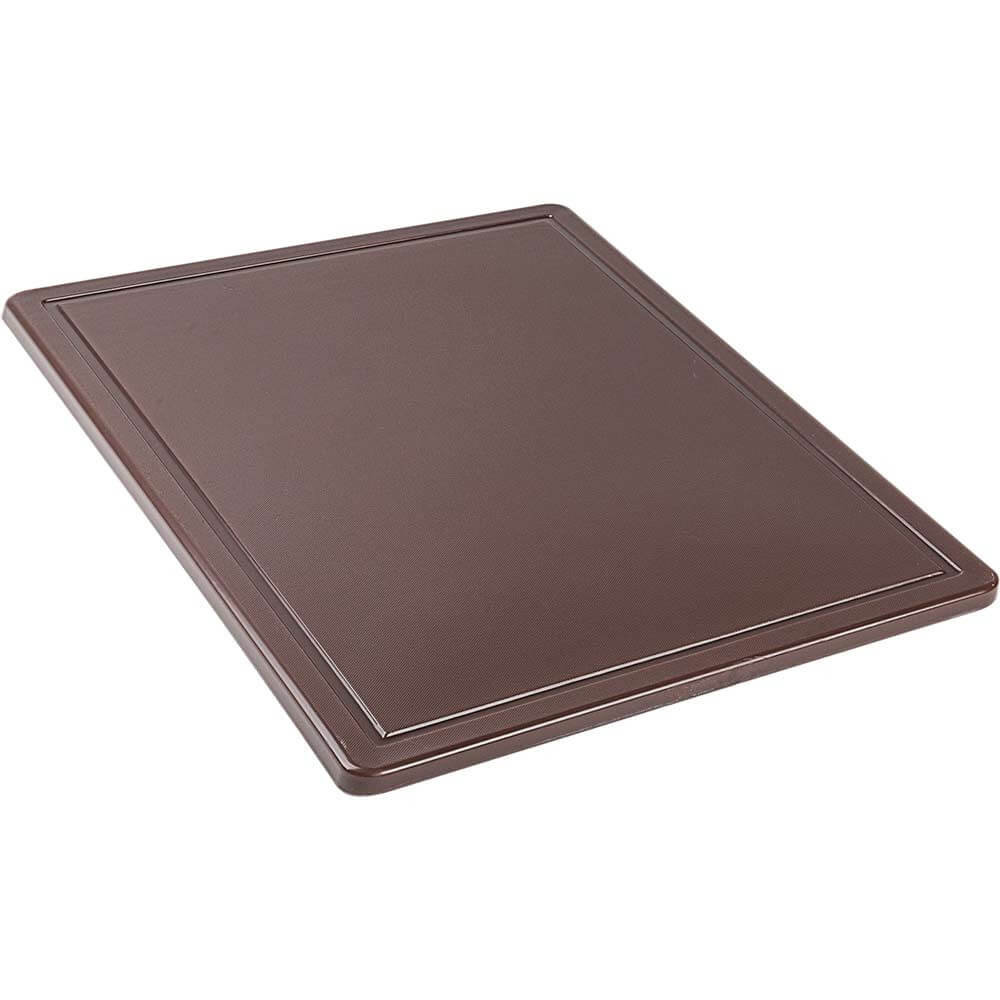 deska do krojenia, brązowa, HACCP, GN 1/2