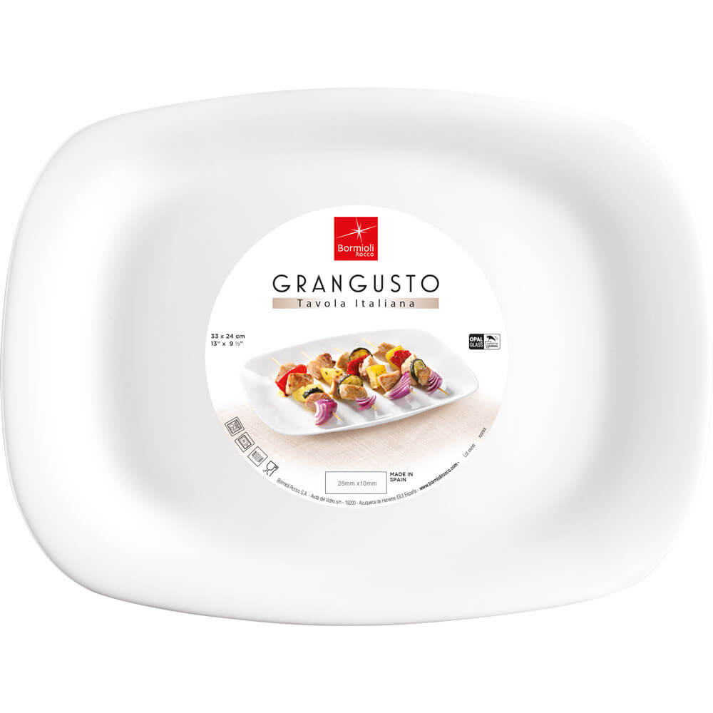 talerz płytki, prostokątny, Grangusto, 330x240 mm 388627