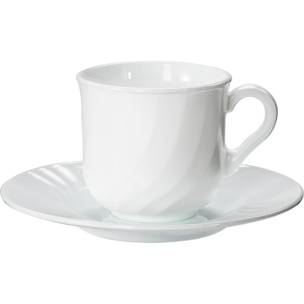 filiżanka ze spodkiem, Ebro, kpl - 6szt, V 0.25 l 388655