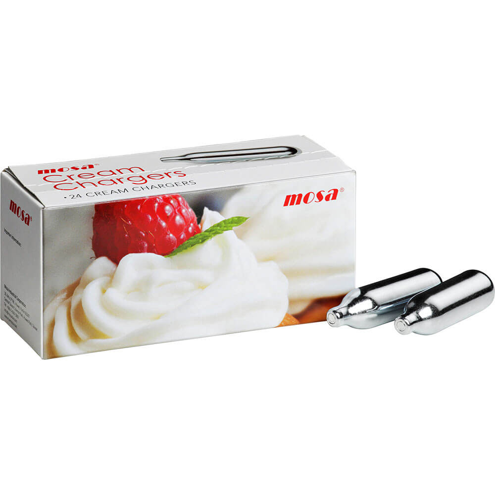 naboje do syfonu do bitej śmietany, 8 g, 24 szt 500030