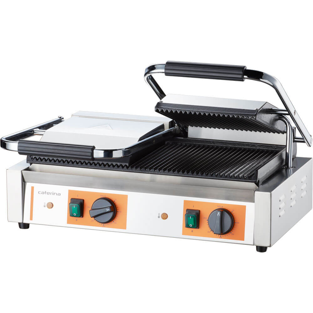 kontakt grill podwójny ryflowany, P 3.6 kW 742028