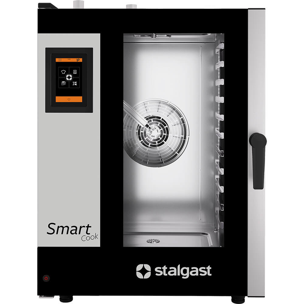 piec konwekcyjno-parowy, STALGAST SmartCook, dotykowy, gazowy, 11xGN1/1, P 20 kW 9100052
