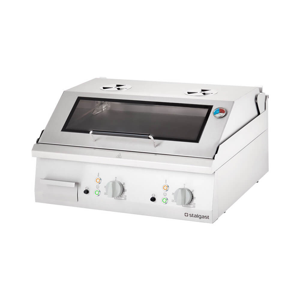 płyta grillowa elektryczna, gładka, z pokrywą, 8.1 kW 9731190