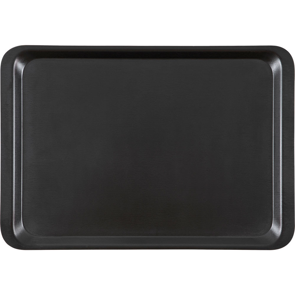 taca laminowana, czarna, matowa, 530x370 mm 414373