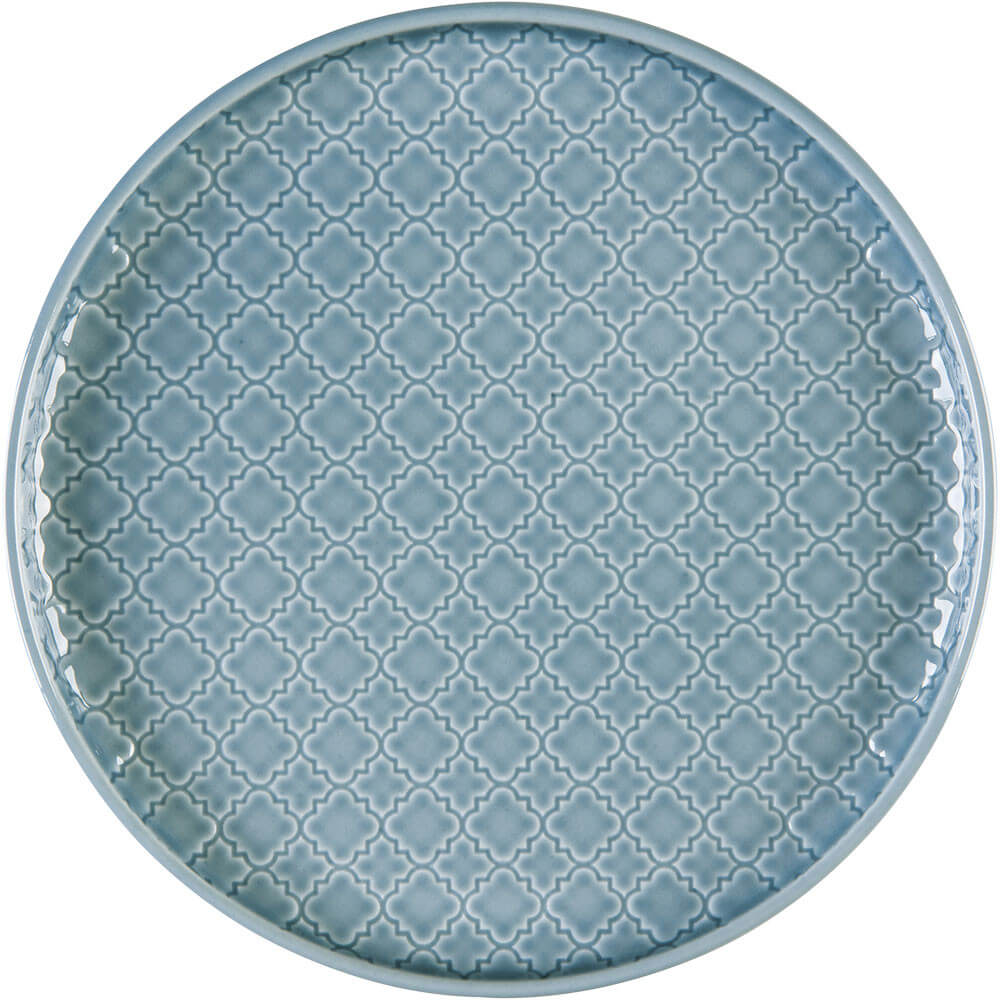 talerz płytki, kolor szaroniebieski, Marrakesz, Ø 200 mm 390113
