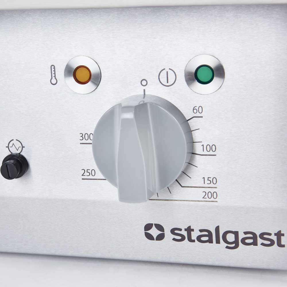 płyta grillowa elektryczna, ryflowana, z pokrywą, 8.1kW 10