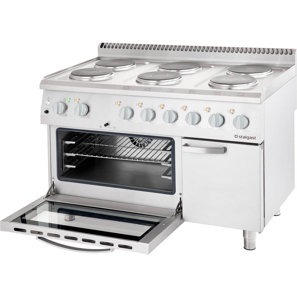 kuchnia elektryczna, 6-polowa z piekarnikiem elektrycznym, 15.6+7 kW 11