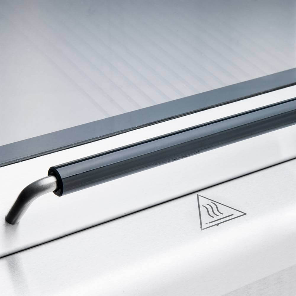 płyta grillowa elektryczna, nastawna, gładko-ryflowana, z pokrywą, 8.1 kW 11