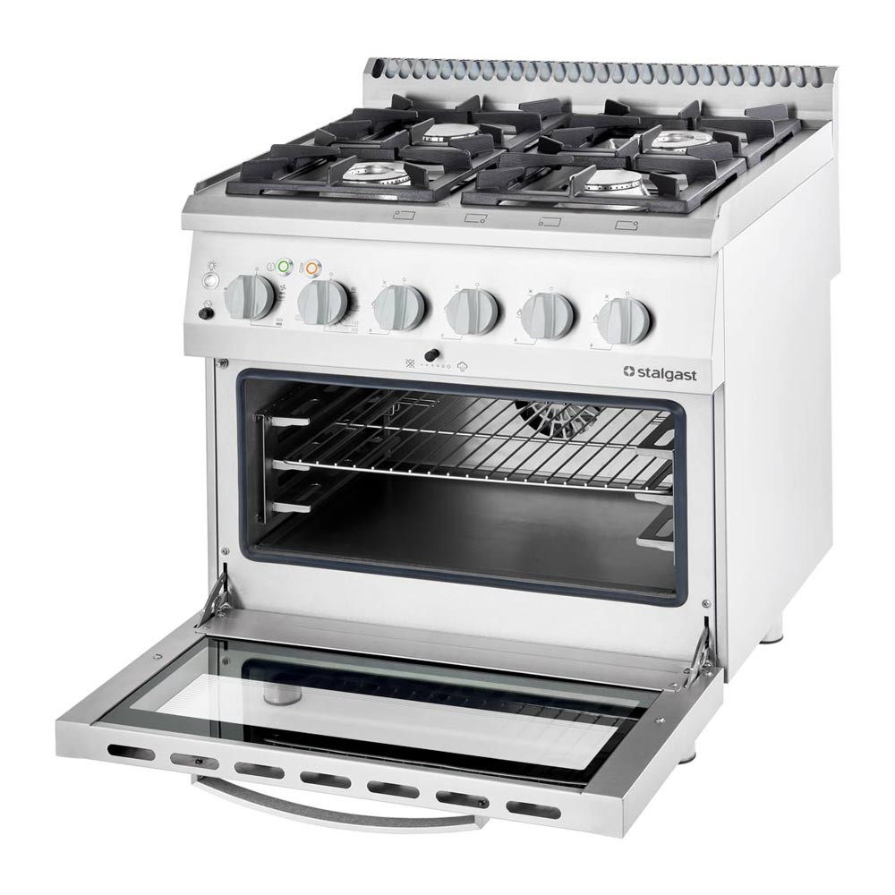 kuchnia gazowa z piekarnikiem elektrycznym, 4-palnikowa, P 22.5+7 kW, U G20 17