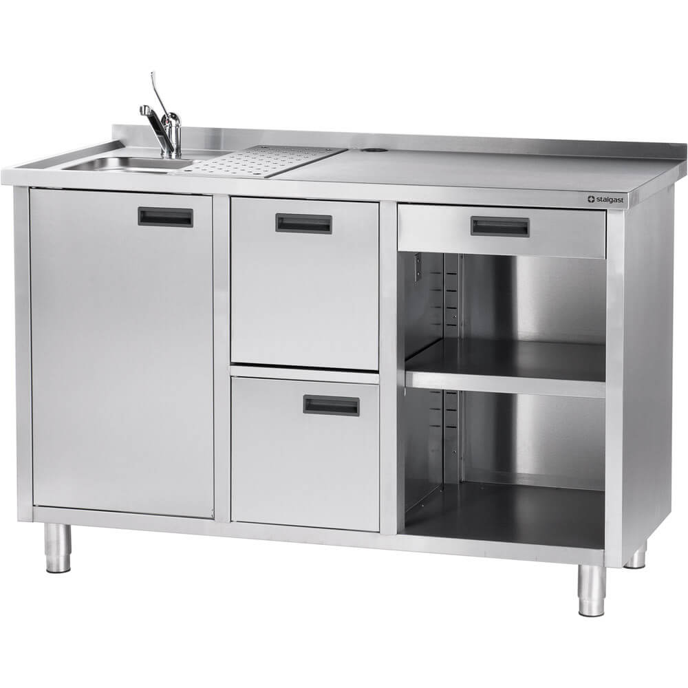 stół pod ekspres do kawy z ociekaczem i umywalką 486710