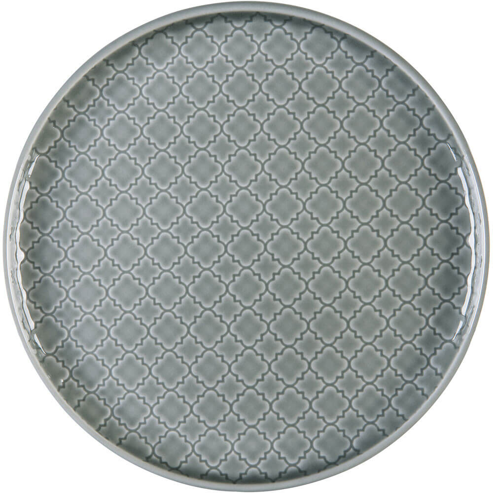 talerz płytki, kolor szary, Marrakesz, Ø 175 mm 390086