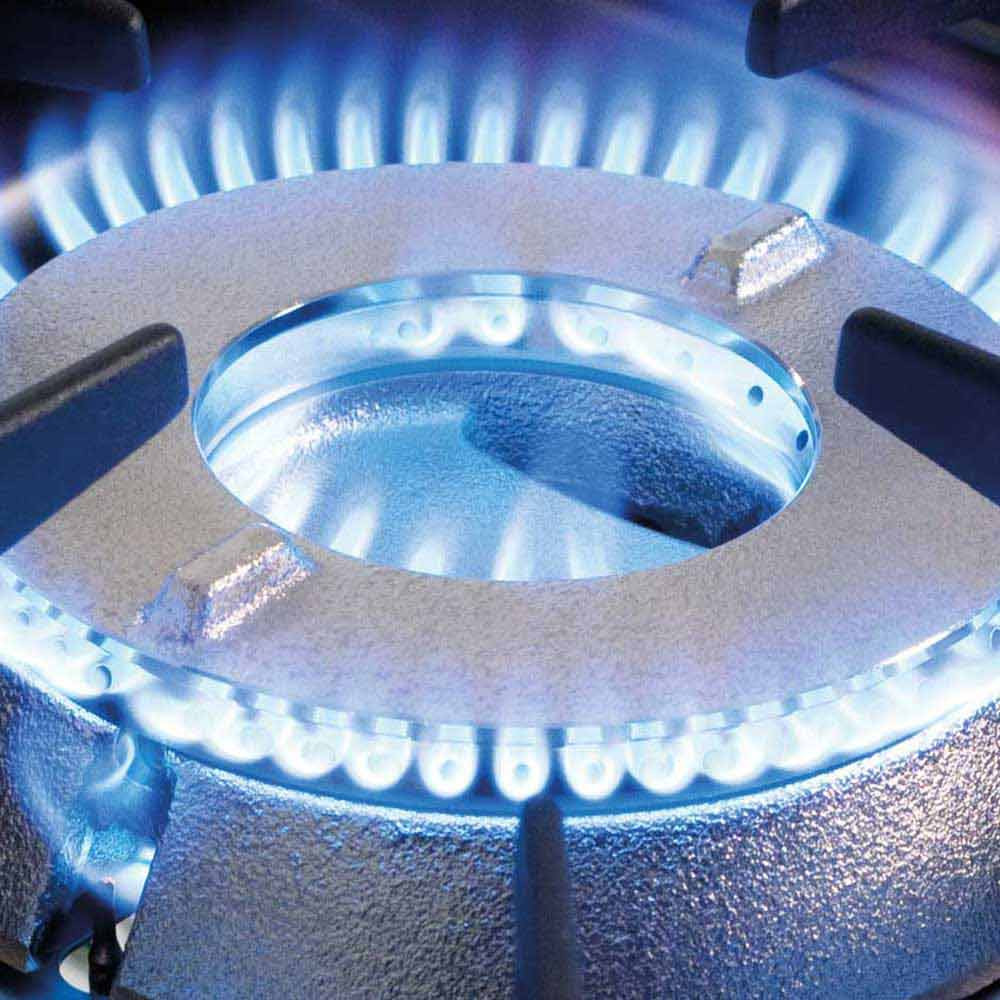 taboret gazowy, podwójny, Top line, 2x9 kW, G20 1