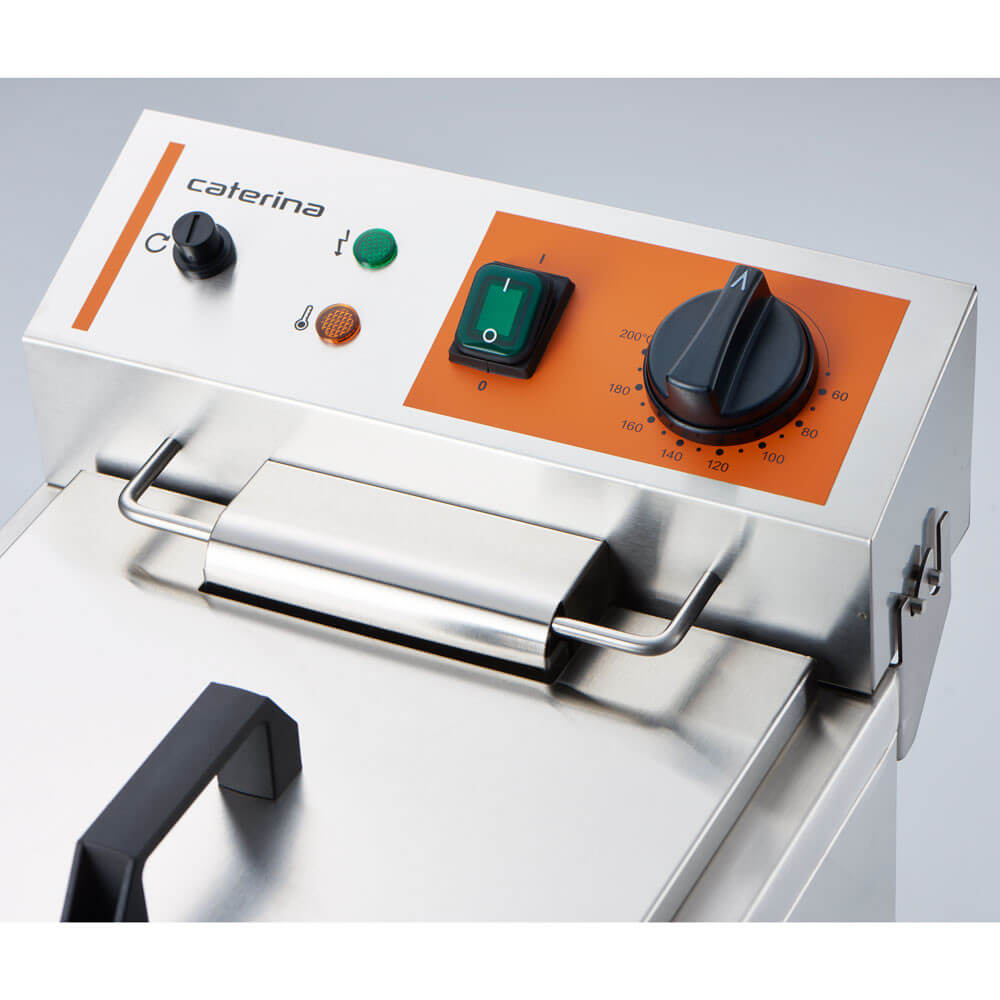 frytownica elektryczna z kranem, 1-komorowa, Caterina, V 8 l, P 3 kW 1