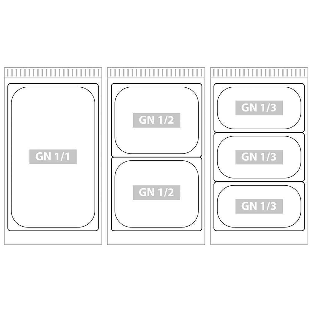 bemar elektryczny, 2xGN 1/1, 1.6 kW 1