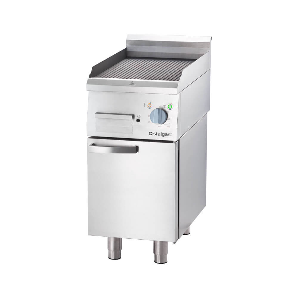 płyta grillowa elektryczna, ryflowana, 4 kW 1