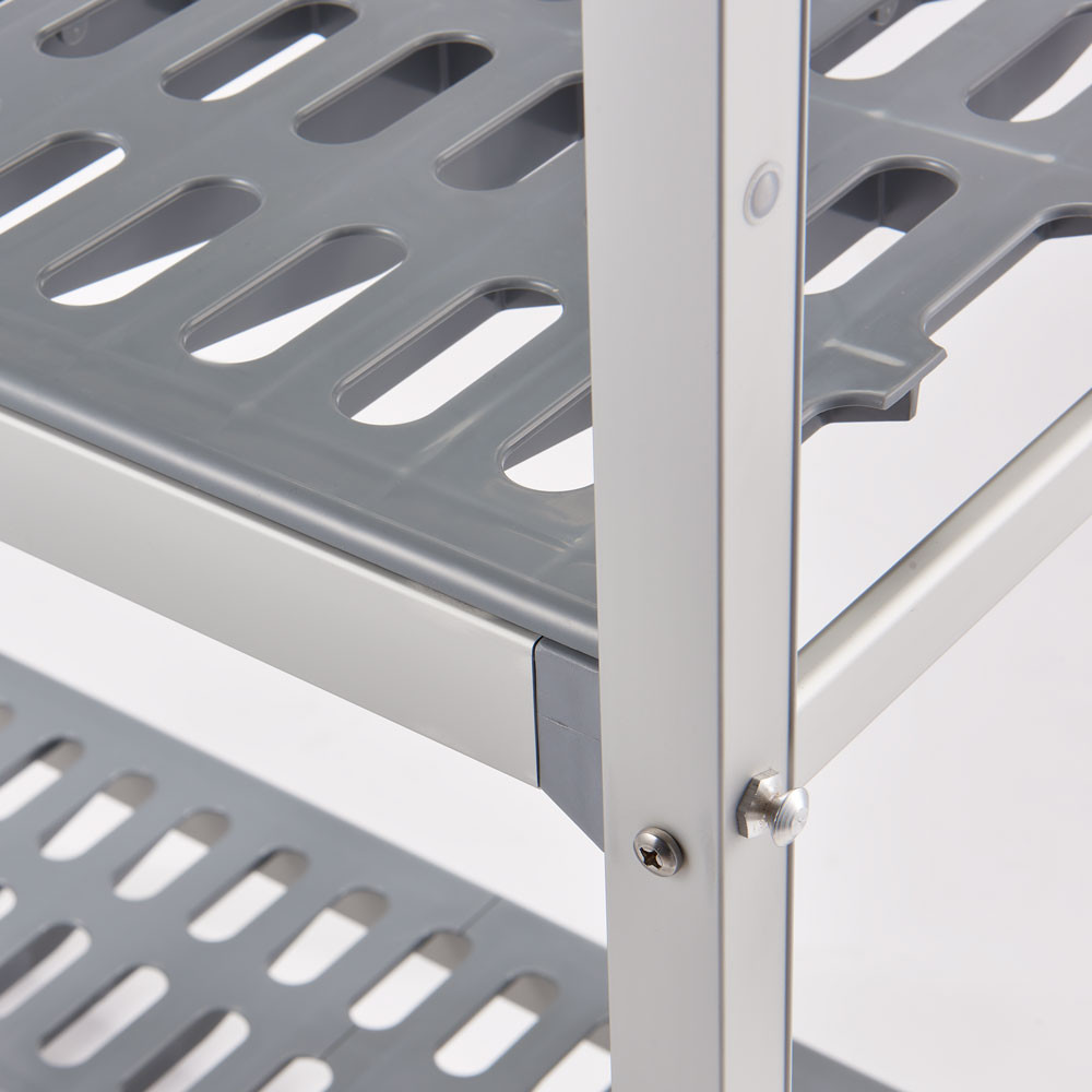 regał magazynowy aluminiowy na 2 nogach. 859x460x1680 mm 1