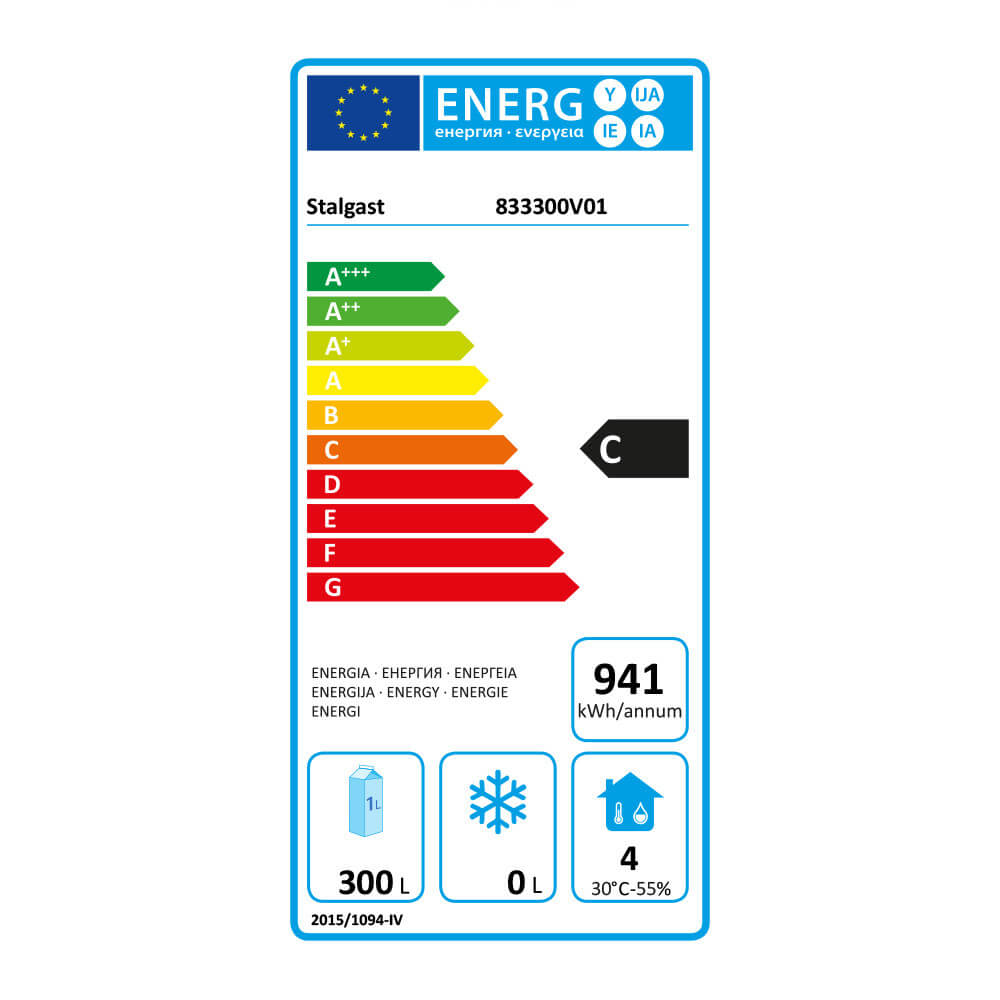 stół chłodniczy 2 drzwiowy, 600X400 mm do pizzy, V 390 l 1