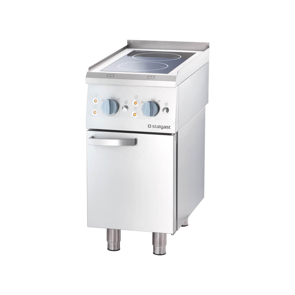 kuchnia ceramiczna, 2-polowa, nastawna, P 5 kW 1