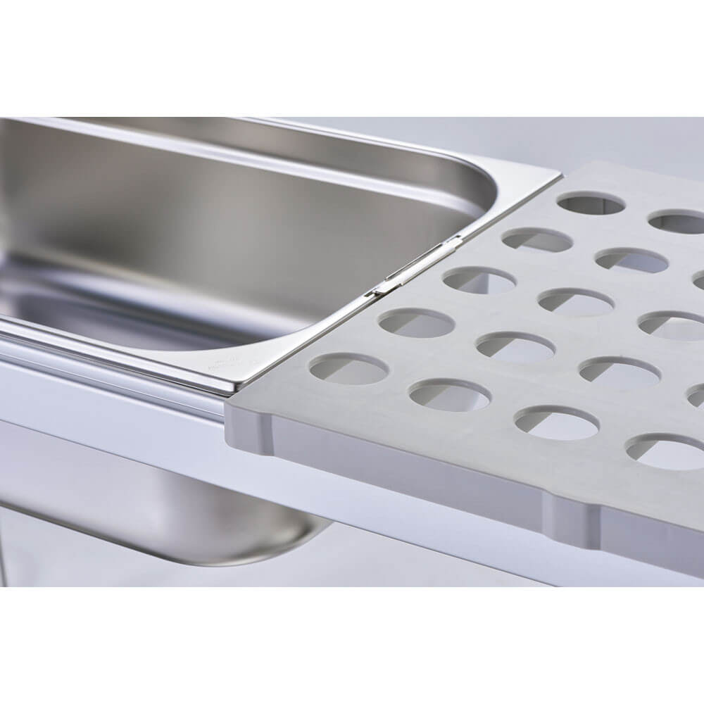 regał magazynowy aluminiowy na pojemniki GN 1/1 1