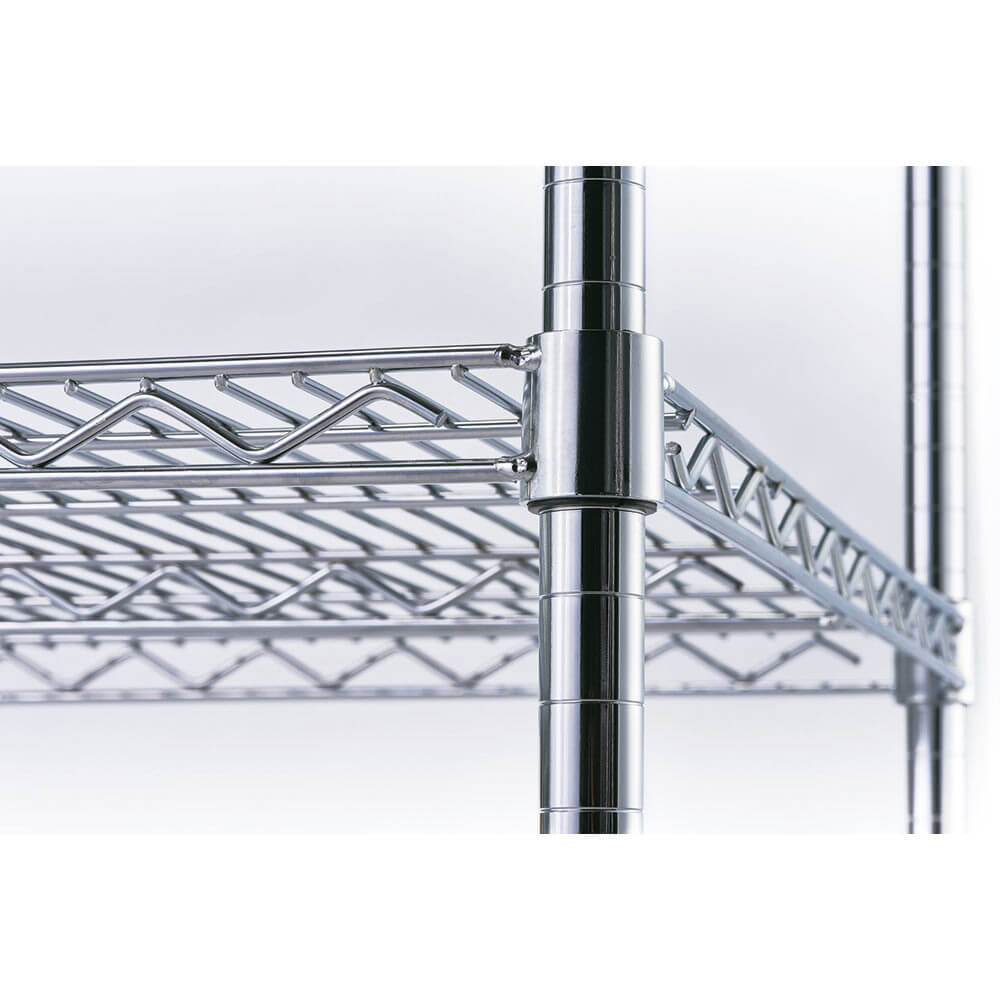 regał chromowany, 4 półki, składany, 1213x610x1800 mm 1