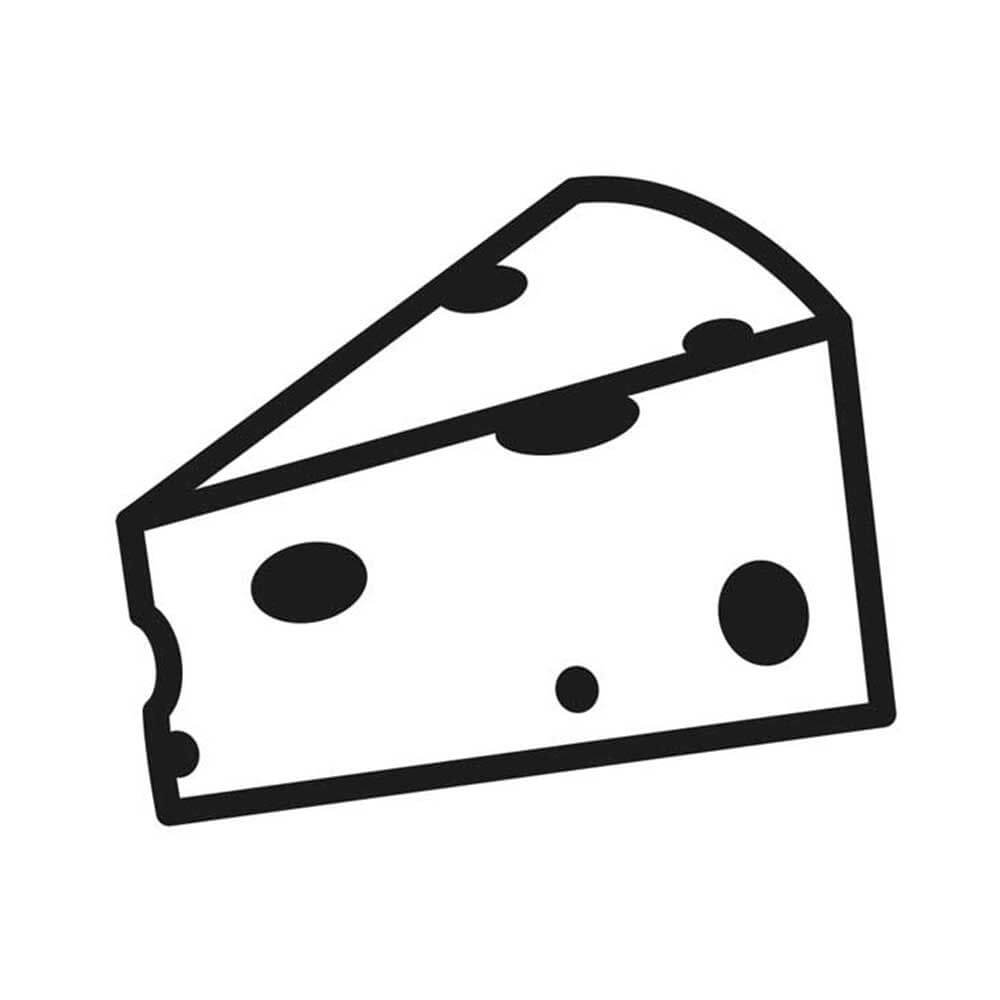 nóż do serów miękkich z otworami L 150 mm biały 1