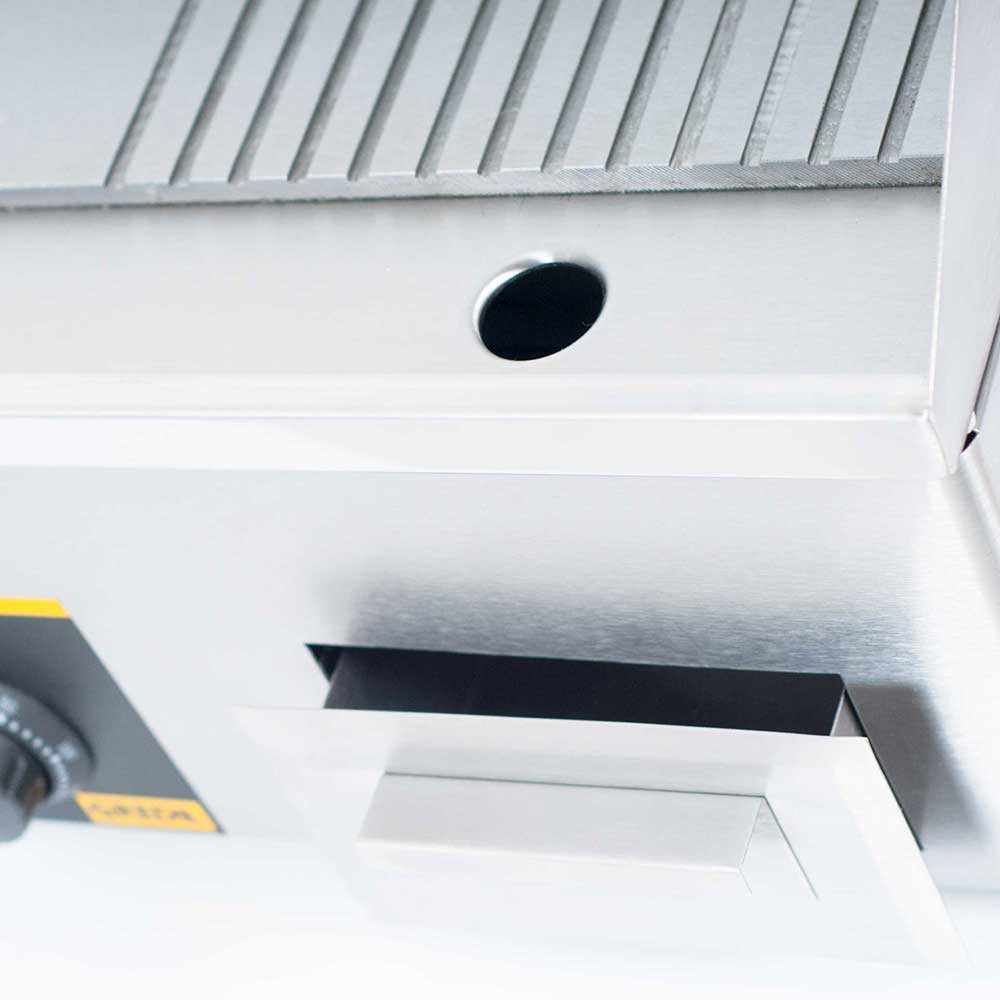 płyta grillowa 2/3 gładka, 1/3 ryflowana, P 3.5 kW, U 230 V 2