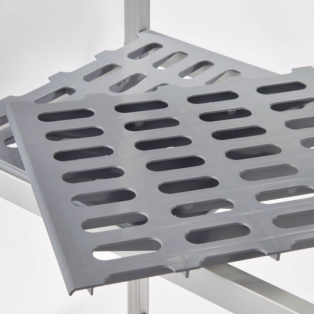 regał magazynowy aluminiowy na 2 nogach. 1469x460x1680 mm 2