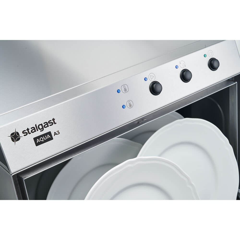 zmywarko wyparzarka z podstawą, uniwersalna, dozownik płynu myjącego, P 3.4/4.9 kW, U 230/400 V 2