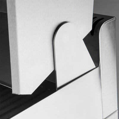 płyta grillowa elektryczna, ryflowana, z pokrywą, 8.1kW 2