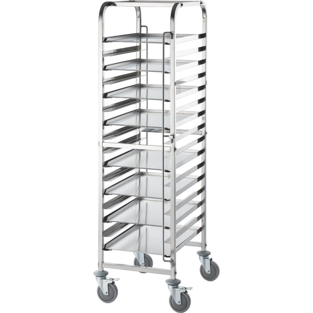 wózek transportowy ze stali nierdzewnej, 16x 400x600 mm 2