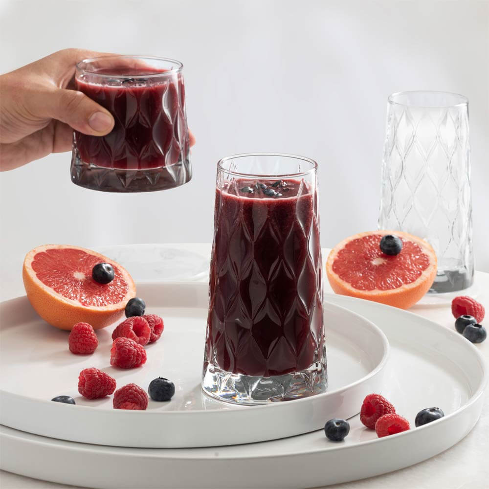 szklanka wysoka do napojów, Leafy, V 450 ml 2