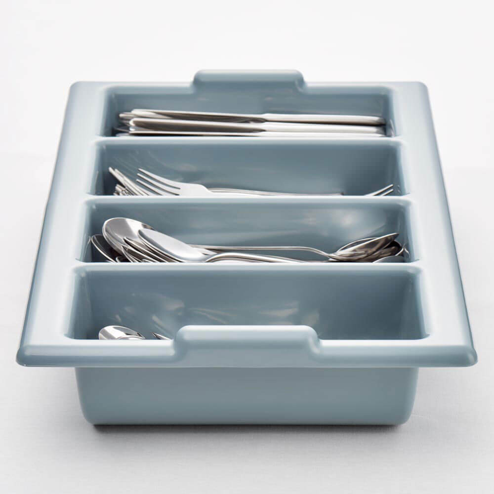 pojemnik na sztućce, szary, GN 1/1 3