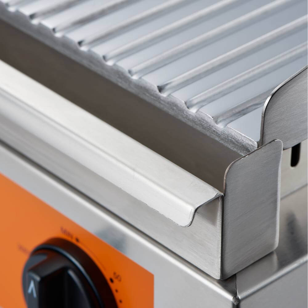 płyta grillowa, 2/3 gładka, 1/3 ryflowana, Caterina, P 3.5 kW 3