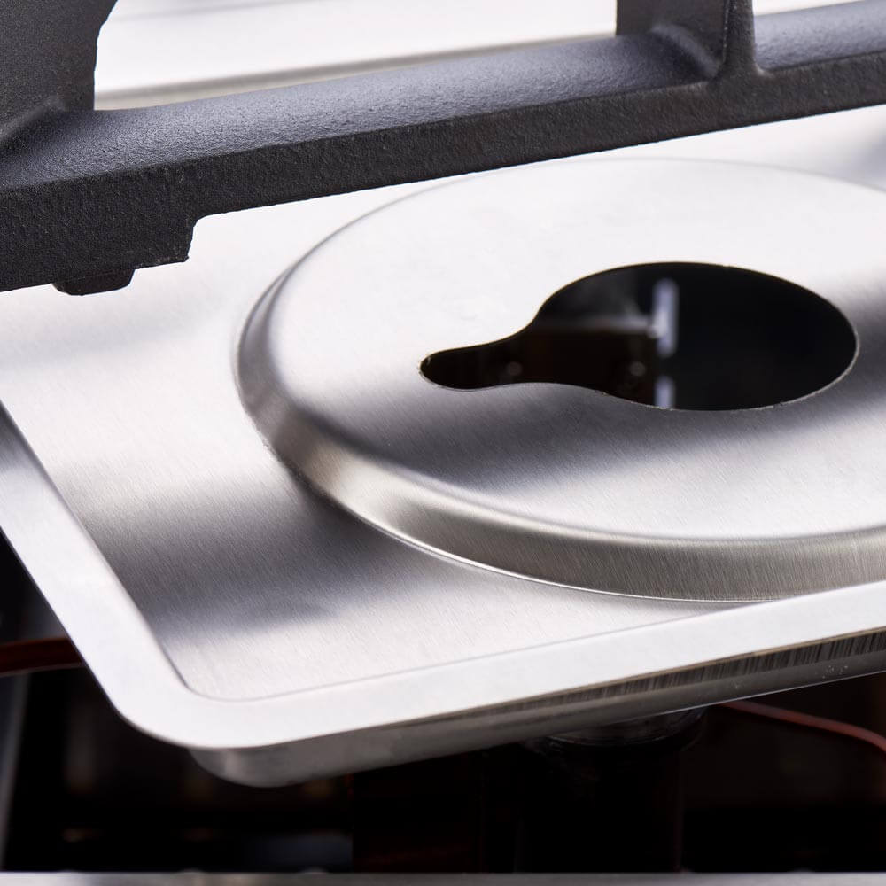 kuchnia gazowa, 6-palnikowa, nastawna, 36.5 kW, G20 4