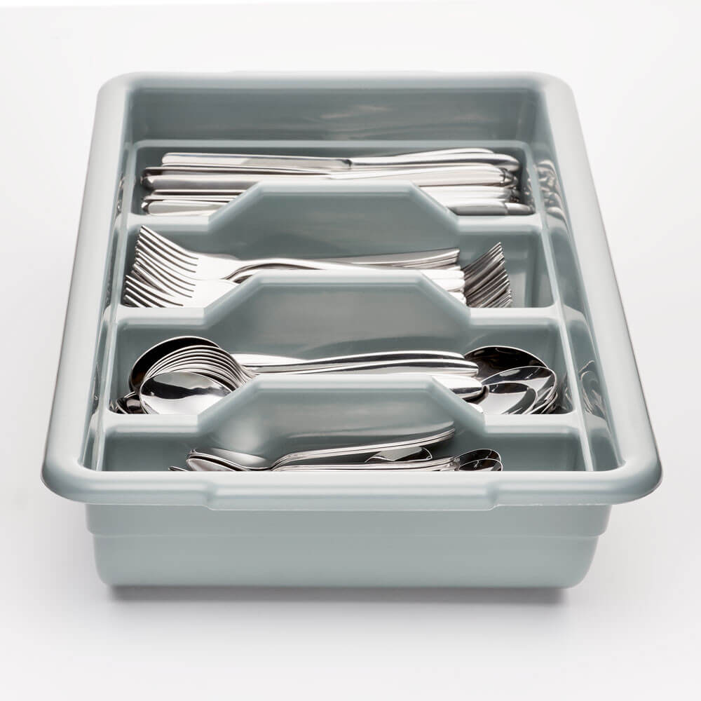 pojemnik na sztućce, szary, GN 1/1 4