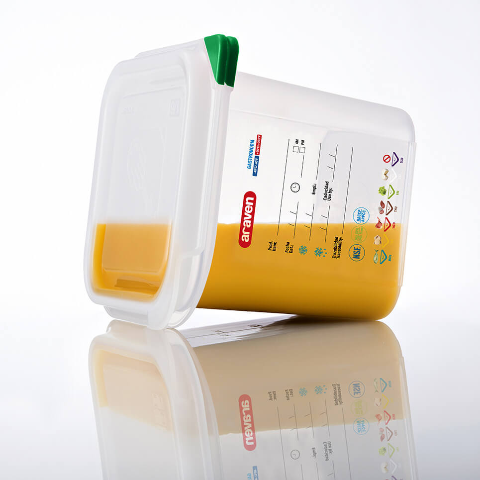 pojemnik z polipropylenu z pokrywką szczelną, GN 1/9, H 100 mm 4