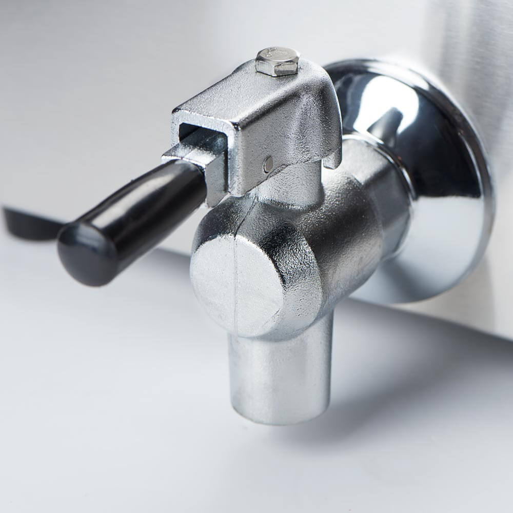 frytownica elektryczna z kranem, 2-komorowa, Caterina, V 2x8 l, P 2x3 kW 4