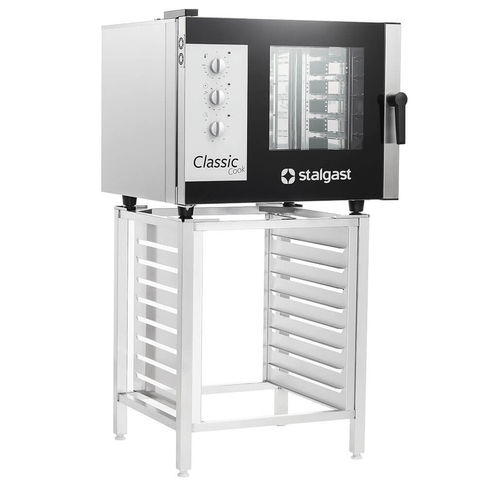 piec konwekcyjno-parowy, STALGAST ClassicCook, manualny, 7xGN1/1, P 10.2 kW 4