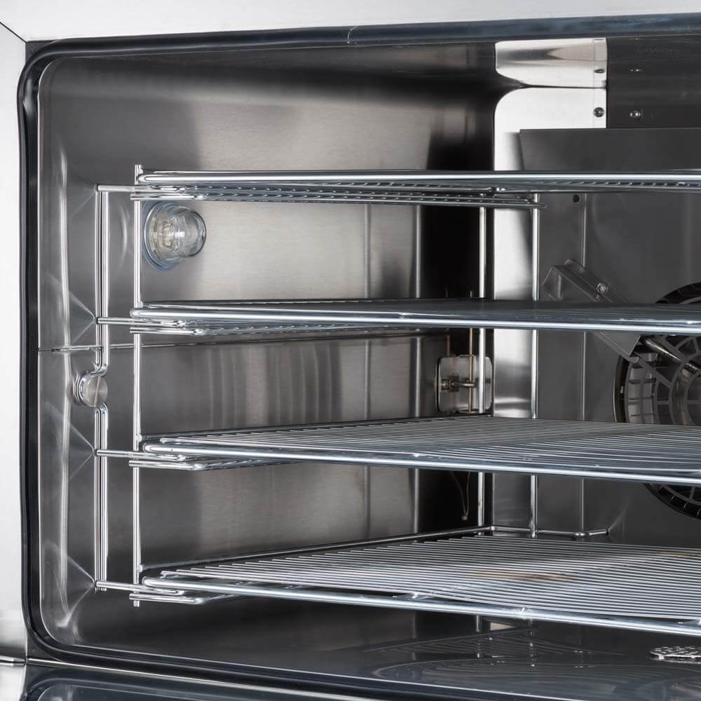 piec konwekcyjny z nawilżaniem, STALGAST ShopCook, elektroniczny, 4x600x400/4xGN 1/1, P 6.3 kW 4