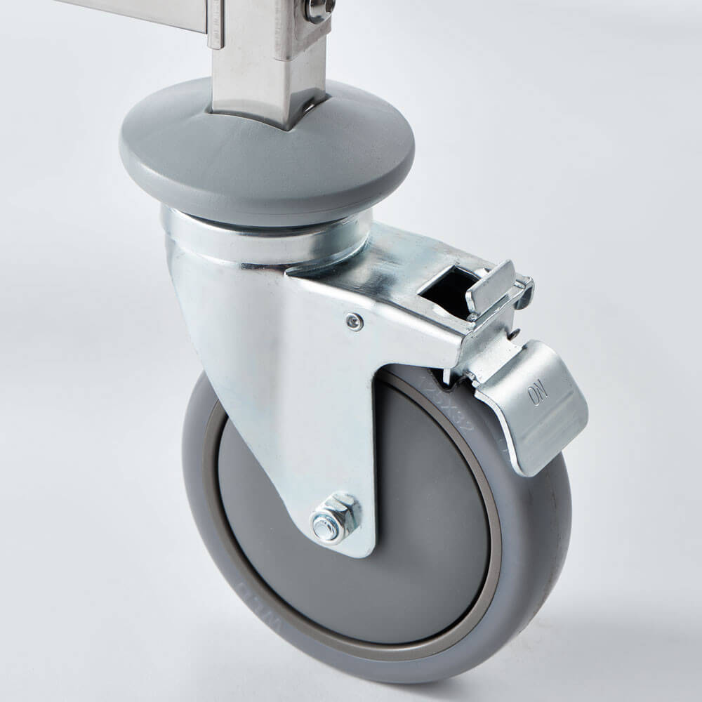 wózek transportowy ze stali nierdzewnej, 16x 400x600 mm 5