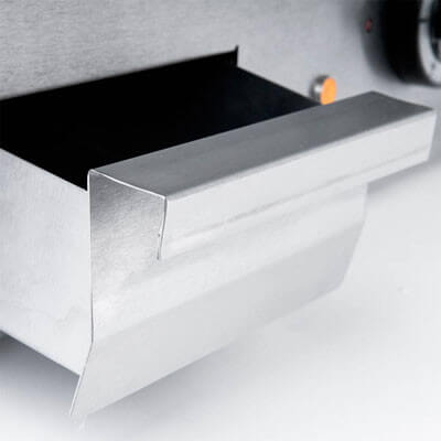 płyta grillowa elektryczna, ryflowana, z pokrywą, 8.1kW 6