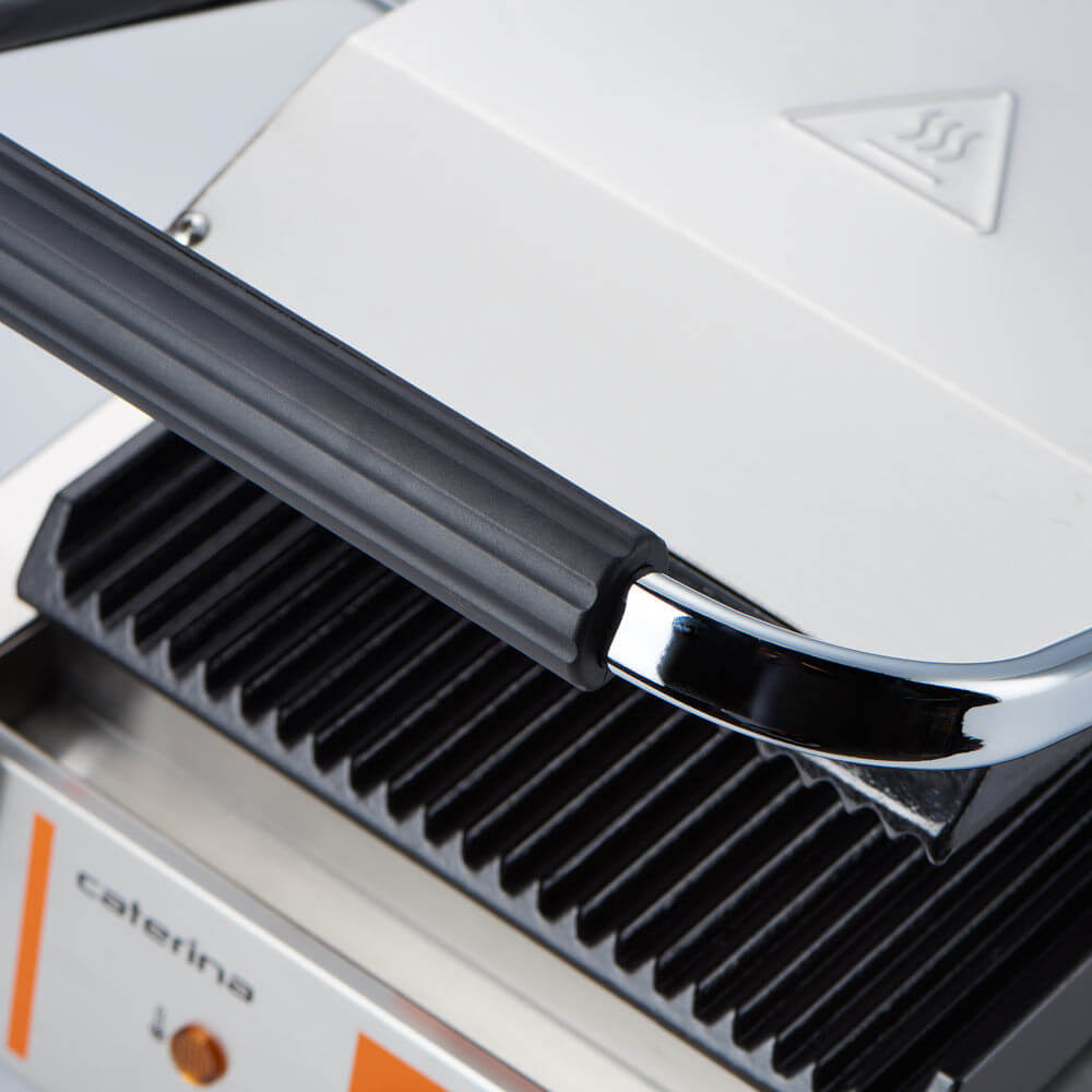 kontakt grill pojedynczy, ryflowany, Caterina, P 1.8 kW 6