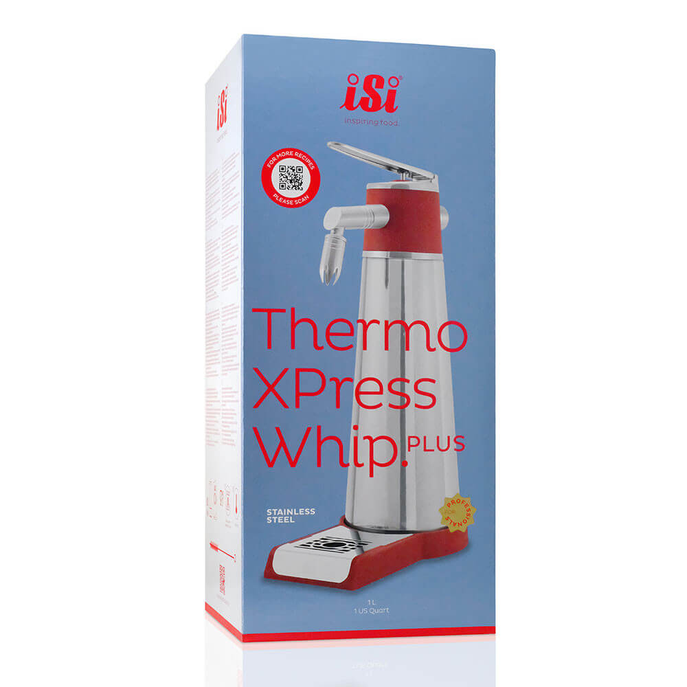 syfon do bitej śmietany, automatyczny, iSi, Thermo XPress Whip PLUS, V 1.0 l 6