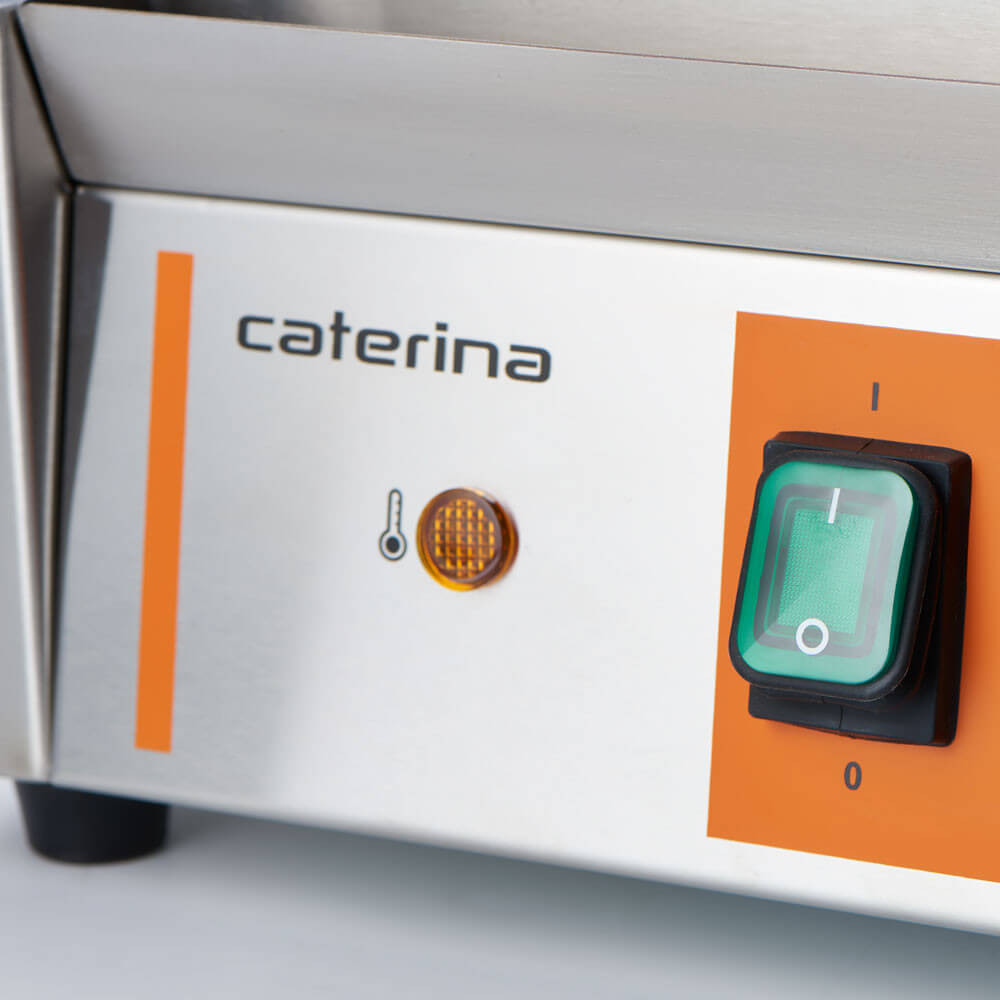 kontakt grill pojedynczy, ryflowany, Caterina, P 1.8 kW 7