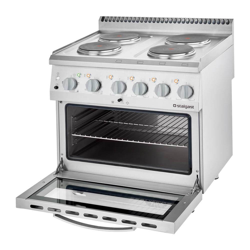 kuchnia elektryczna, 4-polowa z piekarnikiem elektrycznym, 10.4+7 kW 8