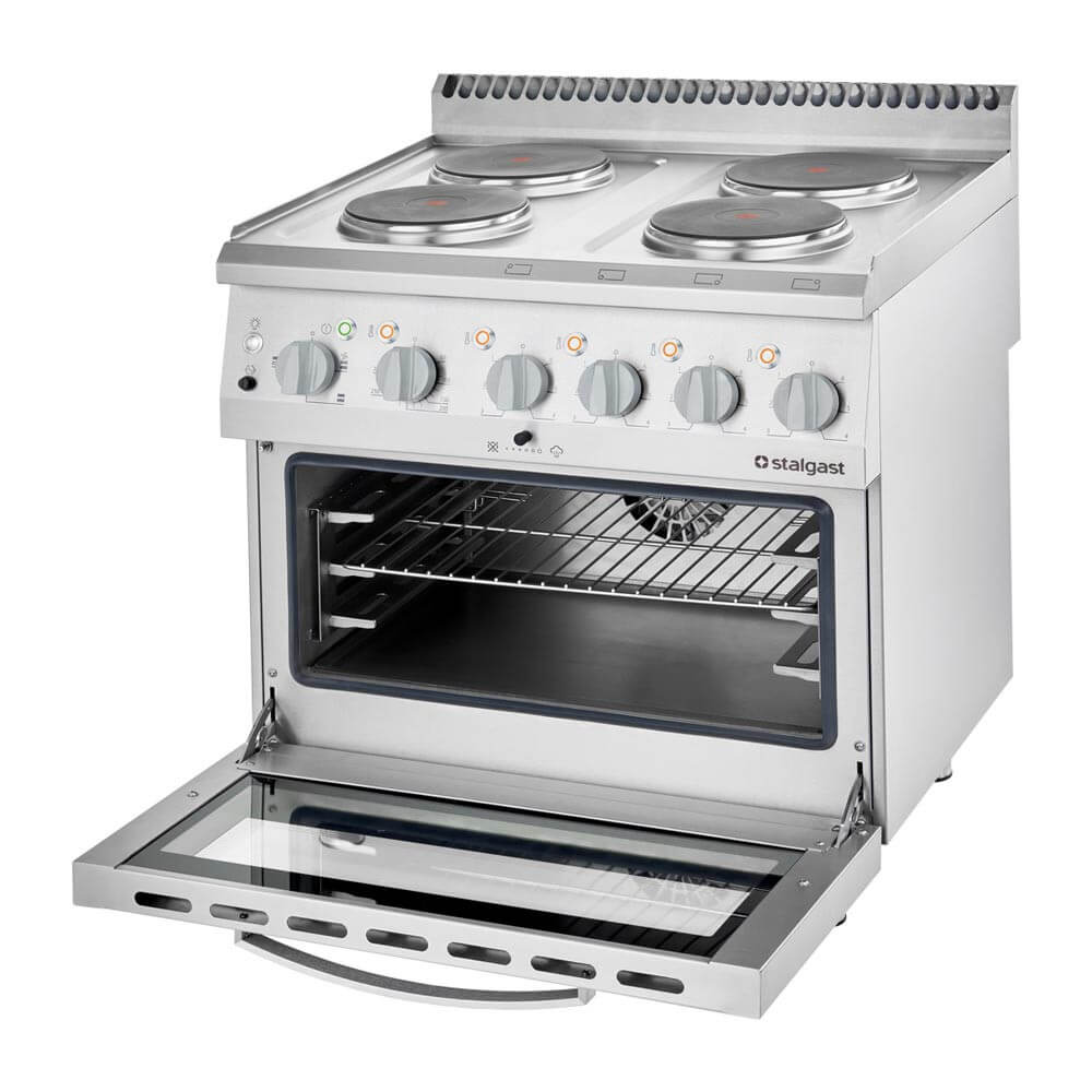 kuchnia elektryczna, 4-polowa z piekarnikiem elektrycznym, 10.4+7 kW 8